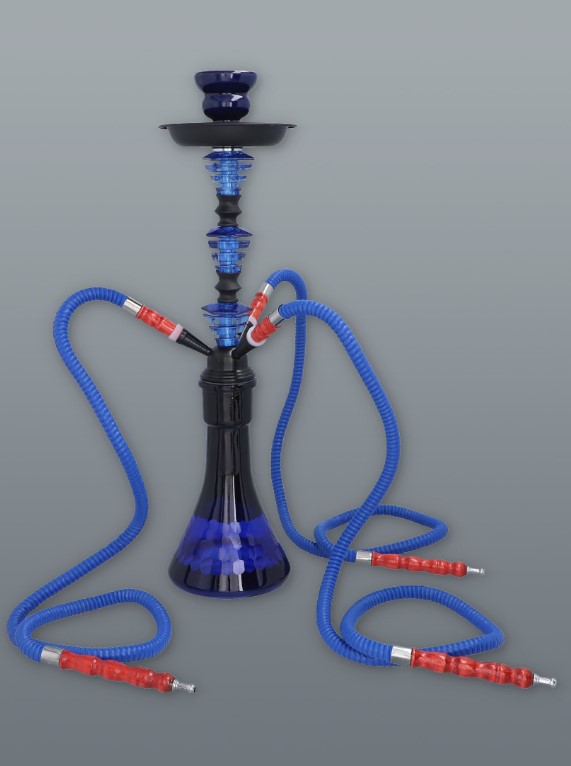 Hookah kék vízipipa 3 csöves 54 cm